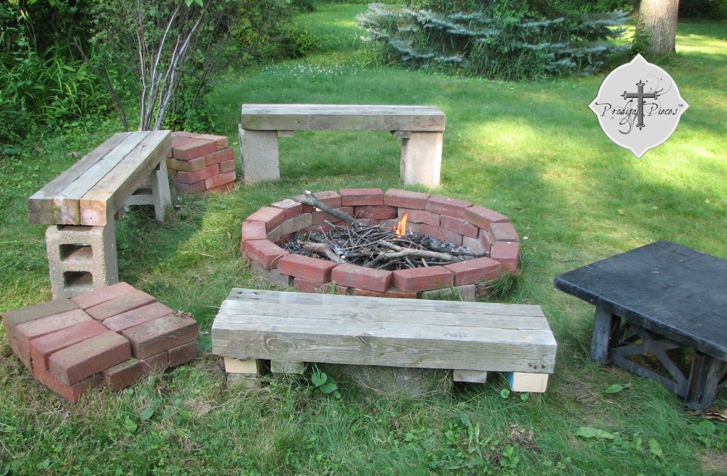 Budget Fire Pit from Reclaimed Brick - Prodigal Pieces