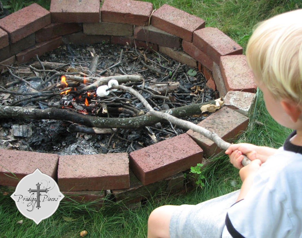 Budget Fire Pit from Reclaimed Brick - Prodigal Pieces
