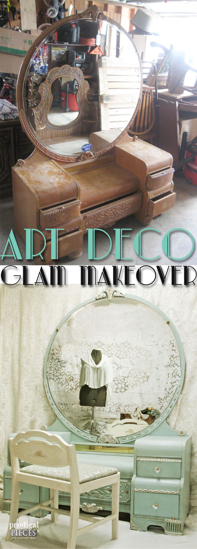 Art Deco Glam Makeover by Prodigal Pieces | www.prodigalpieces.com