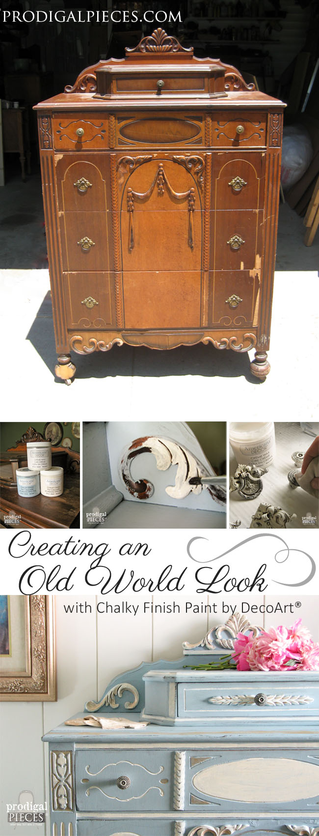 Creating an Old Work Look with Paint by Prodigal Pieces | prodigalpieces.com