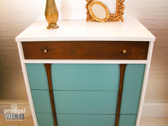 Mid Century Chest Makeover by Prodigal Pieces | prodigalpieces.com