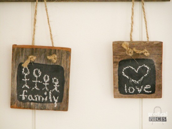 Mini Chalkboards made from Barn Wood by Prodigal Pieces | www.prodigalpieces.com