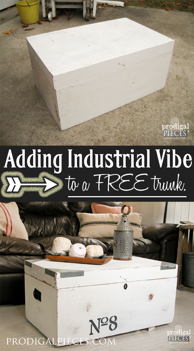 Free Trunk Gets Industrial Makeover by Prodigal Pieces | www.prodigalpieces.com