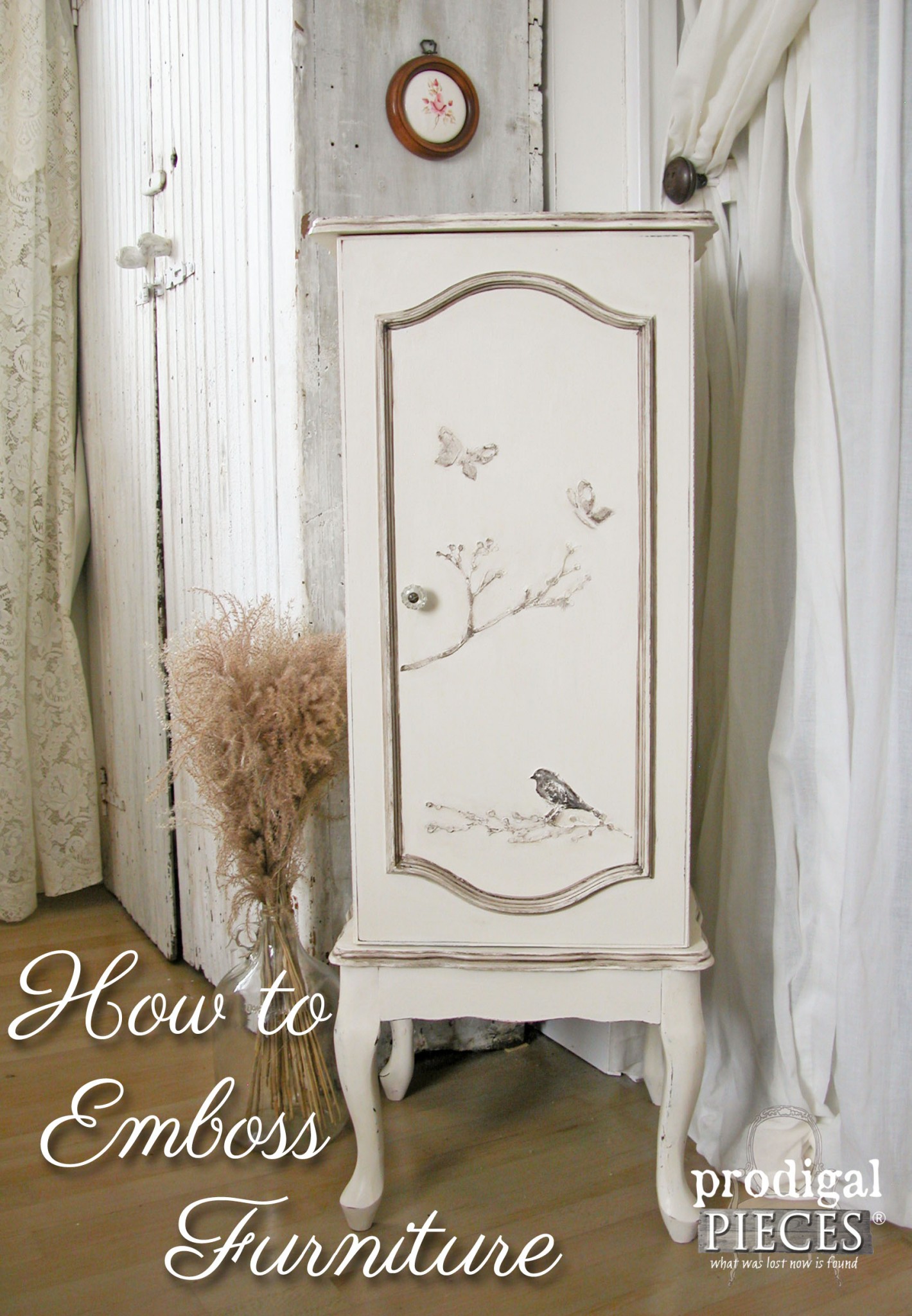 How to Emboss Furniture with Stencils by Prodigal Pieces | prodigalpieces.com