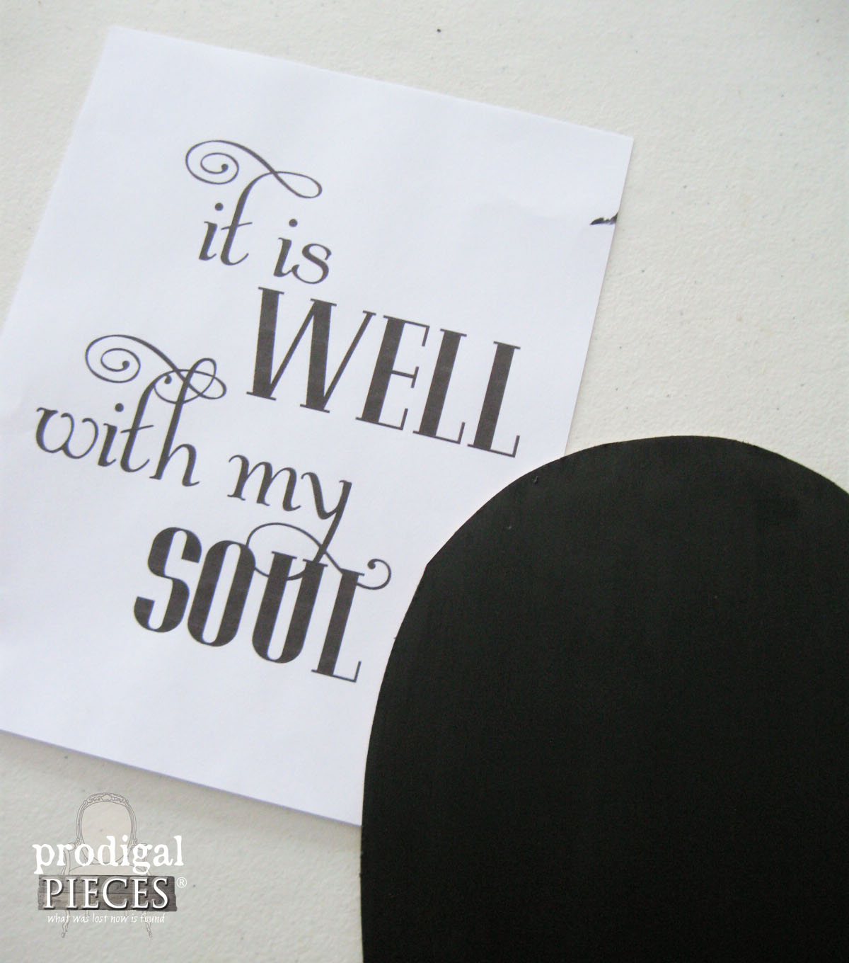It is Well with My Soul Chalk Art by Prodigal Pieces | www.prodigalpieces.com