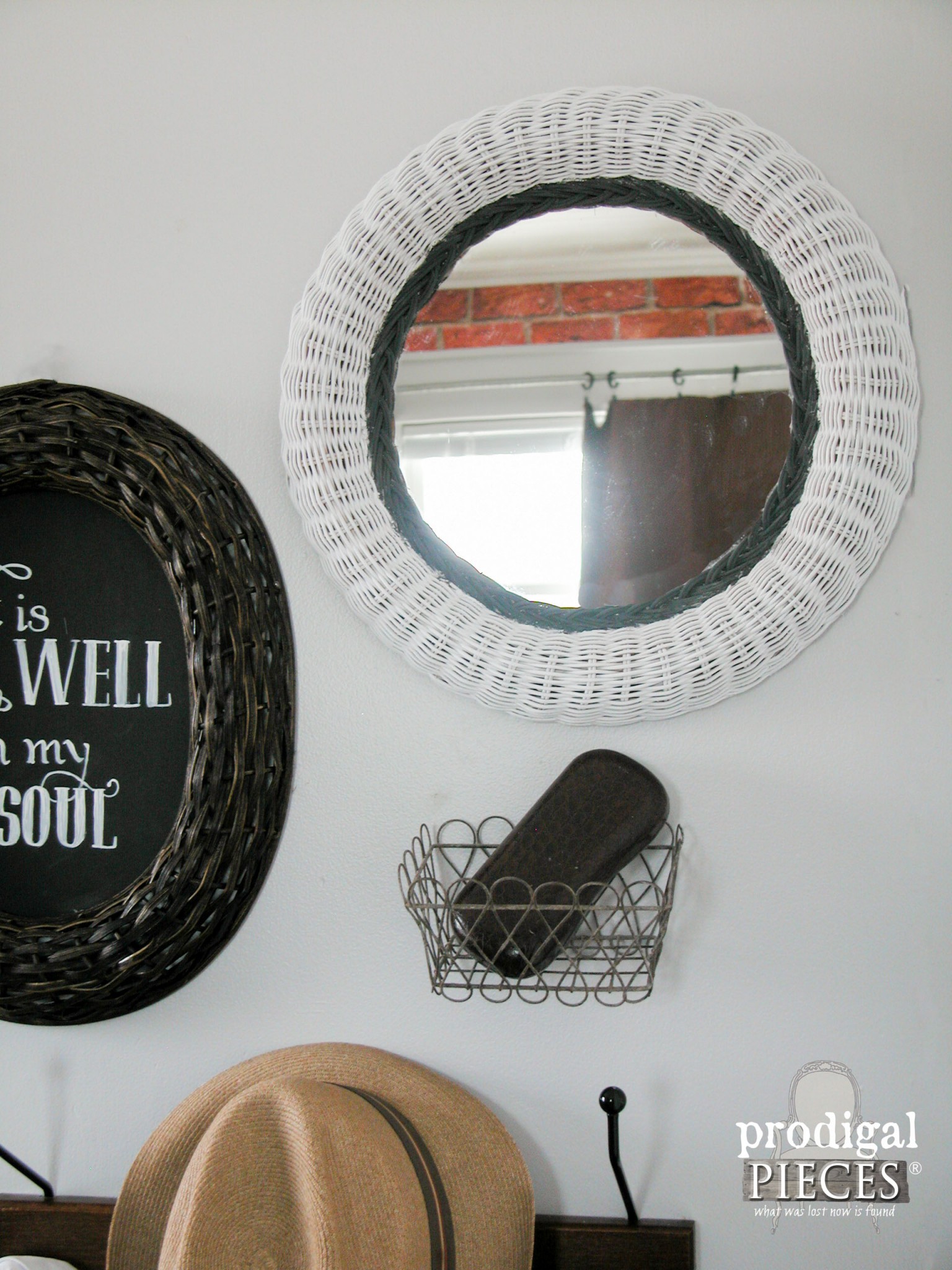 Thrifted Mirror Becomes Wall Art by | Prodigal Pieces | www.prodigalpieces.com