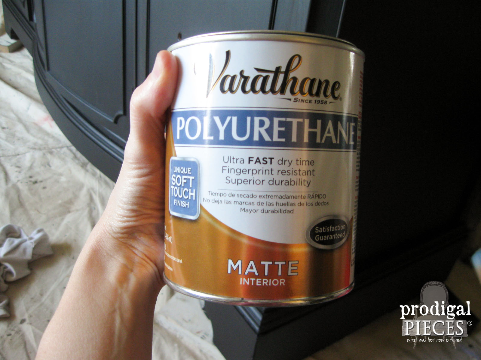 Varathane Matte Polyurethane by Rustoleum for Buffet | Prodigal Pieces | www.prodidgalpieces.com