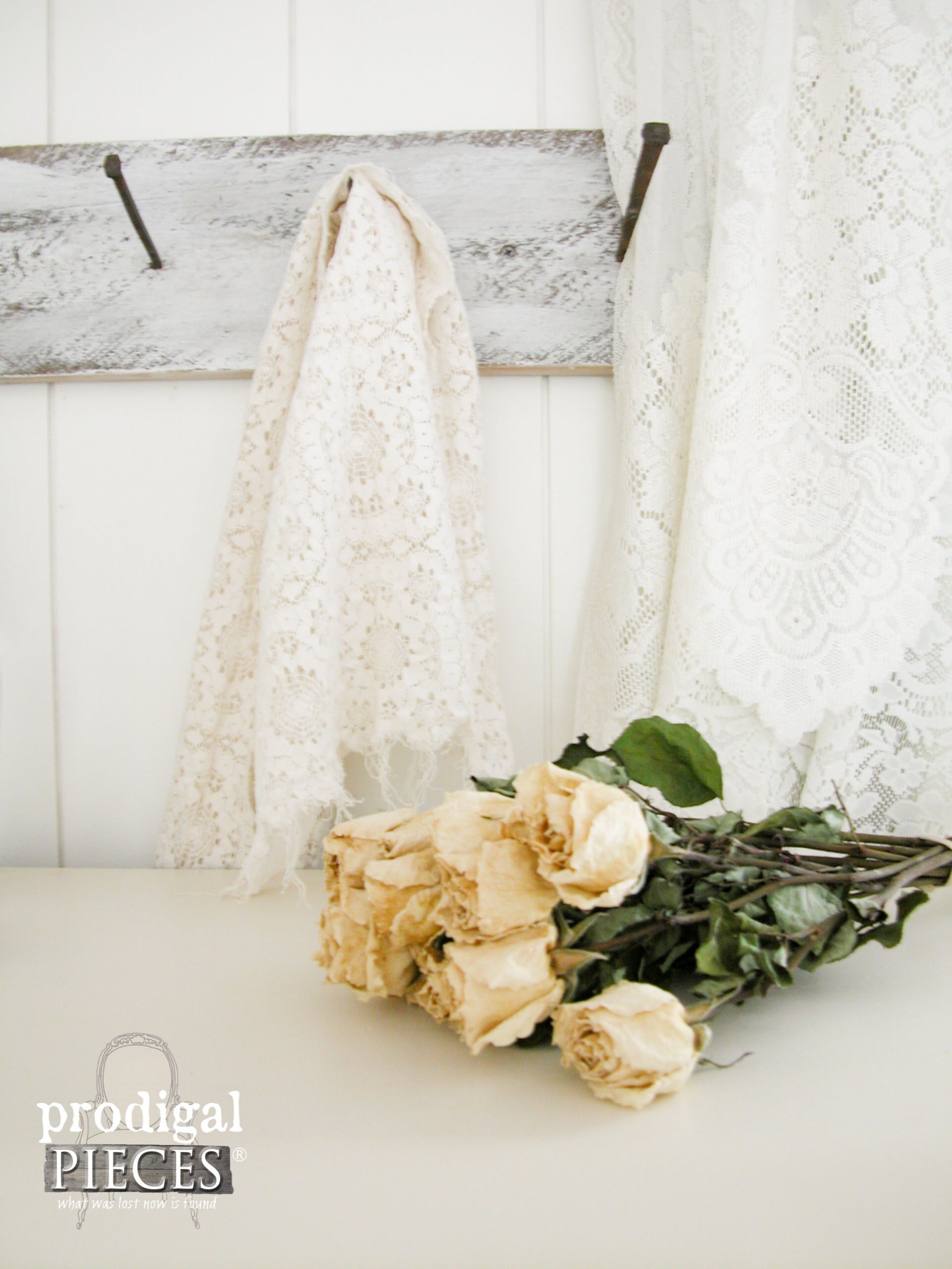 Old Roses and Lace in Shabby Chic Style by Prodigal Pieces | www.prodigalpieces.com