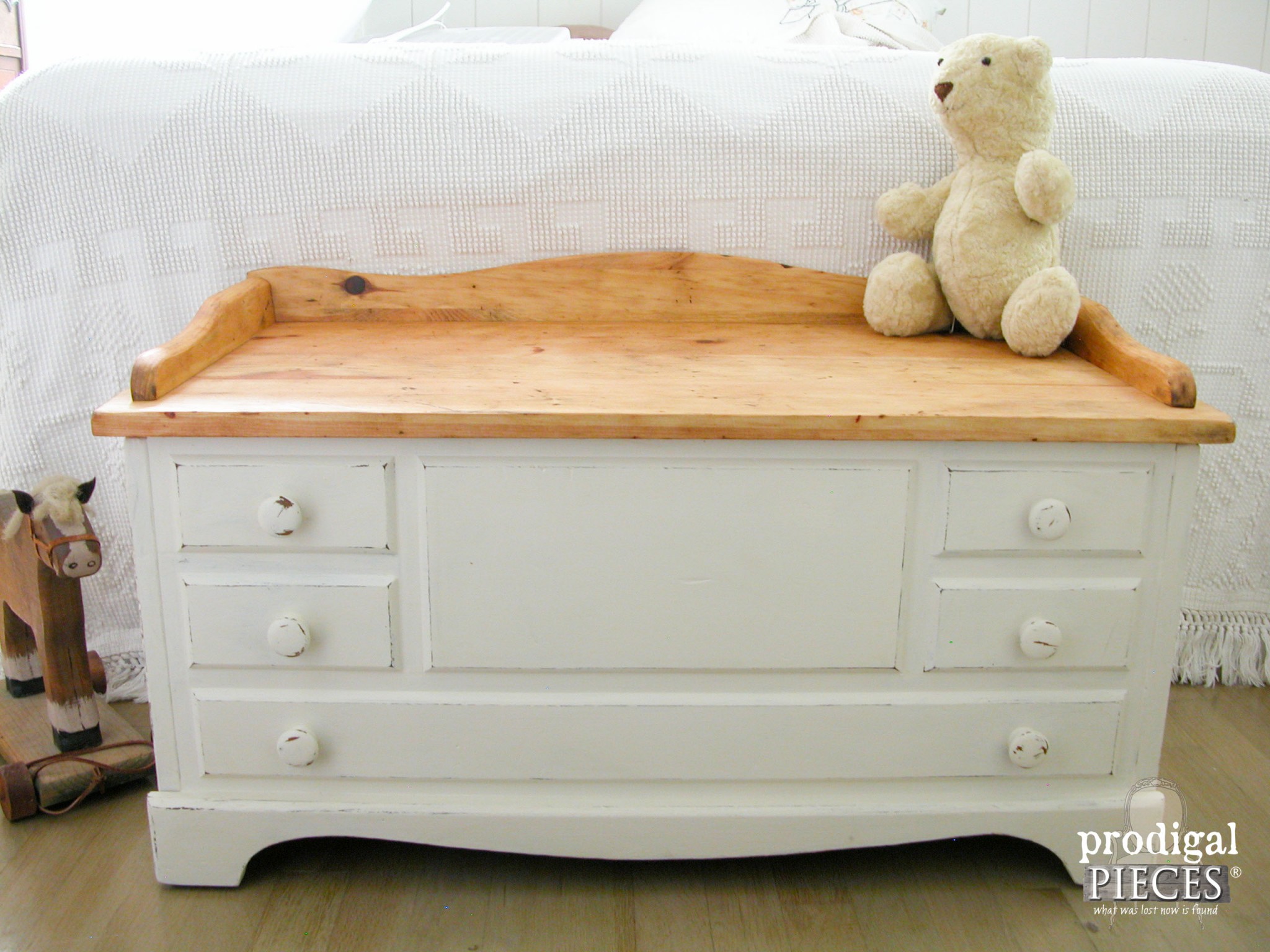 Rustic Child's DIY Wooden Chest by Prodigal Pieces | prodigalpieces.com