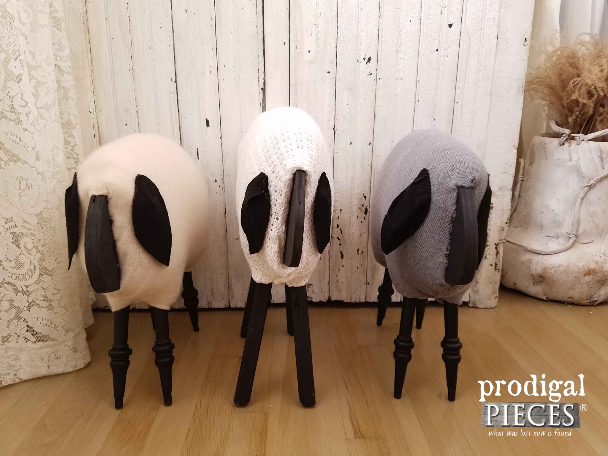 Rustic Farmhouse Woolly Sheep by Prodigal Pieces | prodigalpieces.com