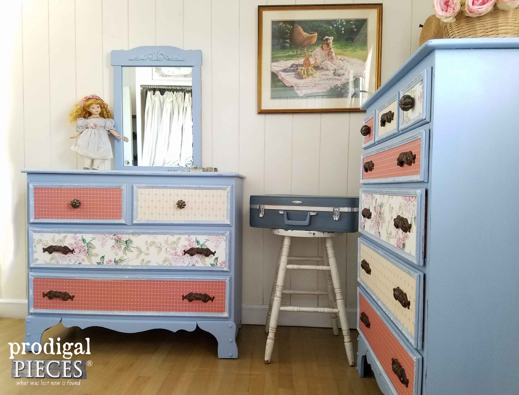 Cottage Chic Style Girl's Bedroom Set by Prodigal Pieces | prodigalpieces.com