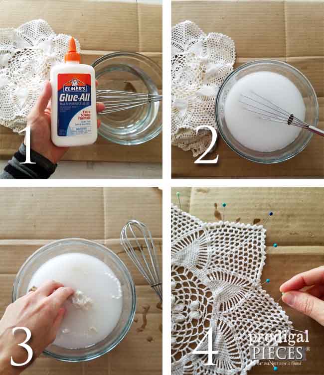 How to Block a Doily in 4 Simple Steps by Prodigal Pieces | prodigalpieces.com