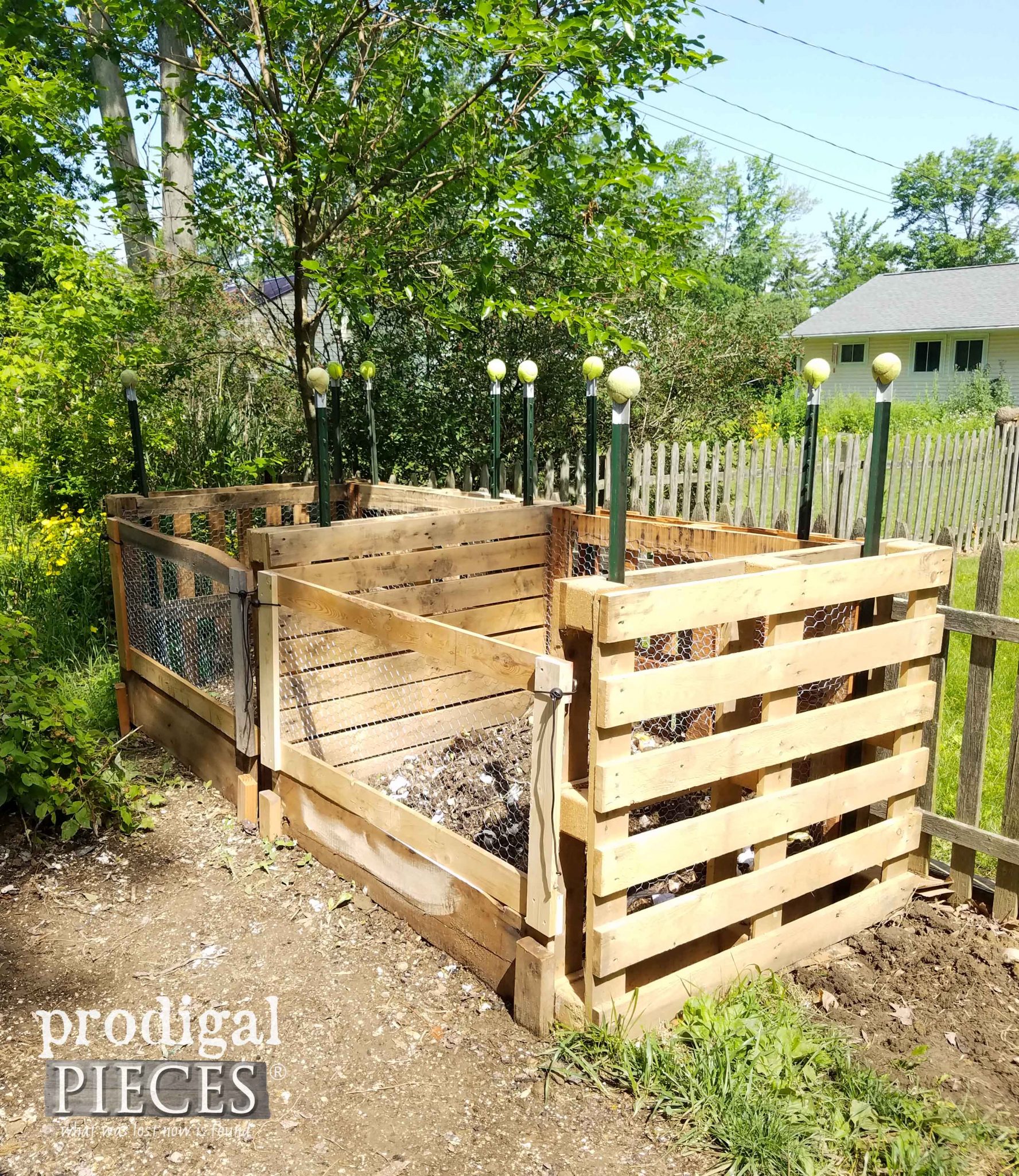 DIY Pallet Compost Bin by Prodigal Pieces | prodigalpieces.com