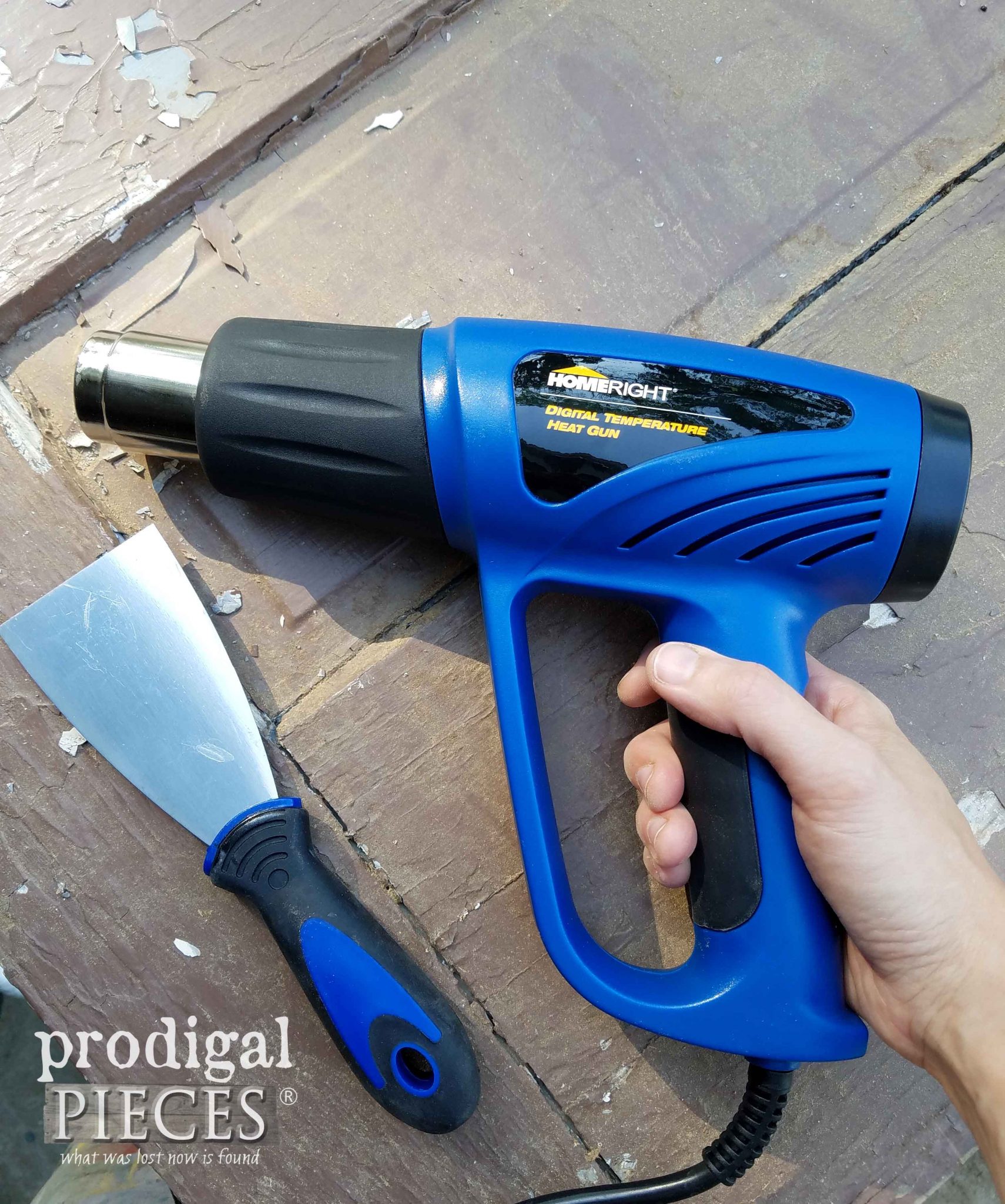 HomeRight Heat Gun to Remove Layers of Paint | prodigalpieces.com