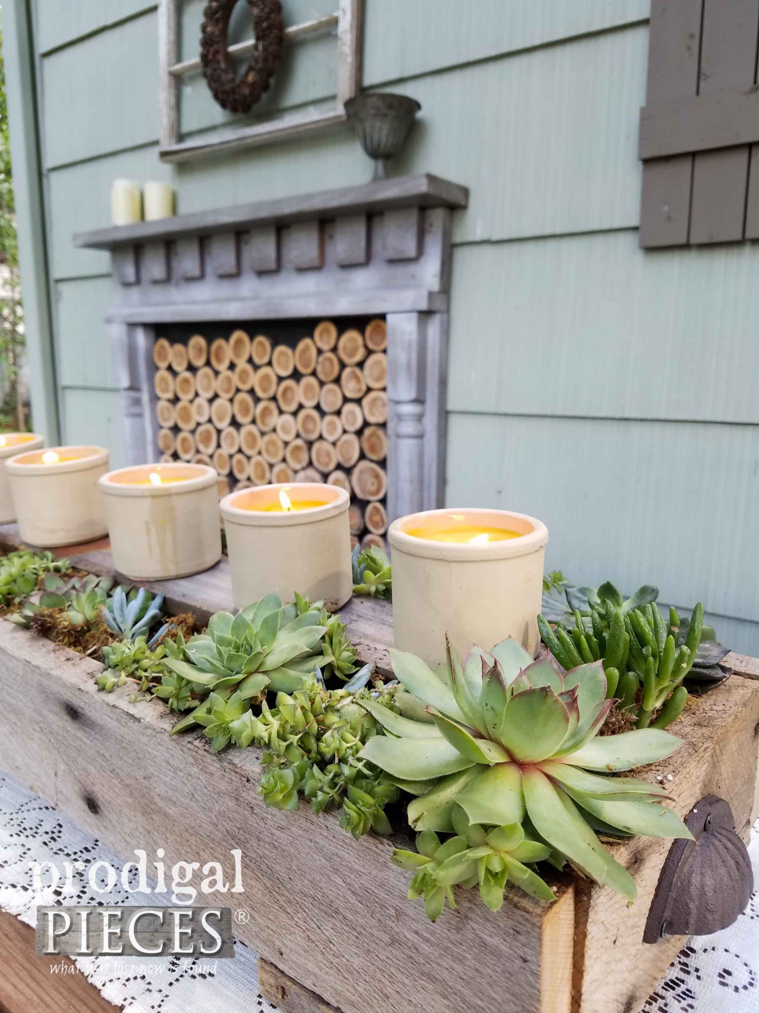 Rustic Succulent Planter for Your Indoor or Outdoor Decor by Prodigal Pieces | prodigalpieces.com