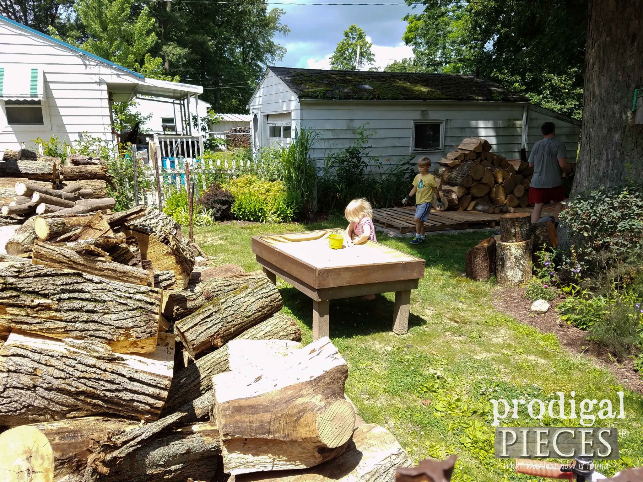 Moving Firewood to New Location | prodigalpieces.com
