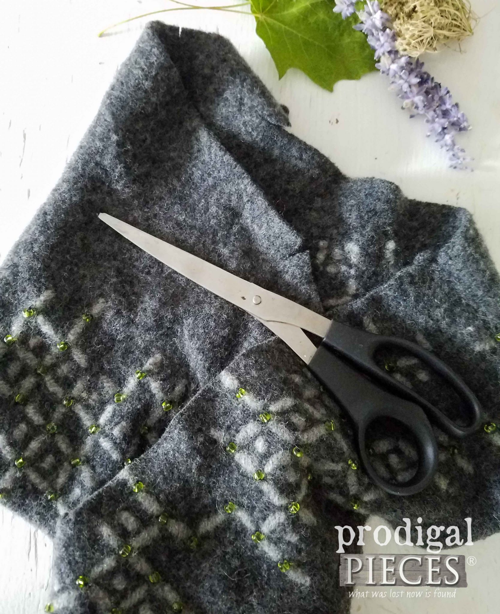 Felted Sweater Scraps for Chair Pads. Frugal Tip by Prodigal Pieces | prodigalpieces.com