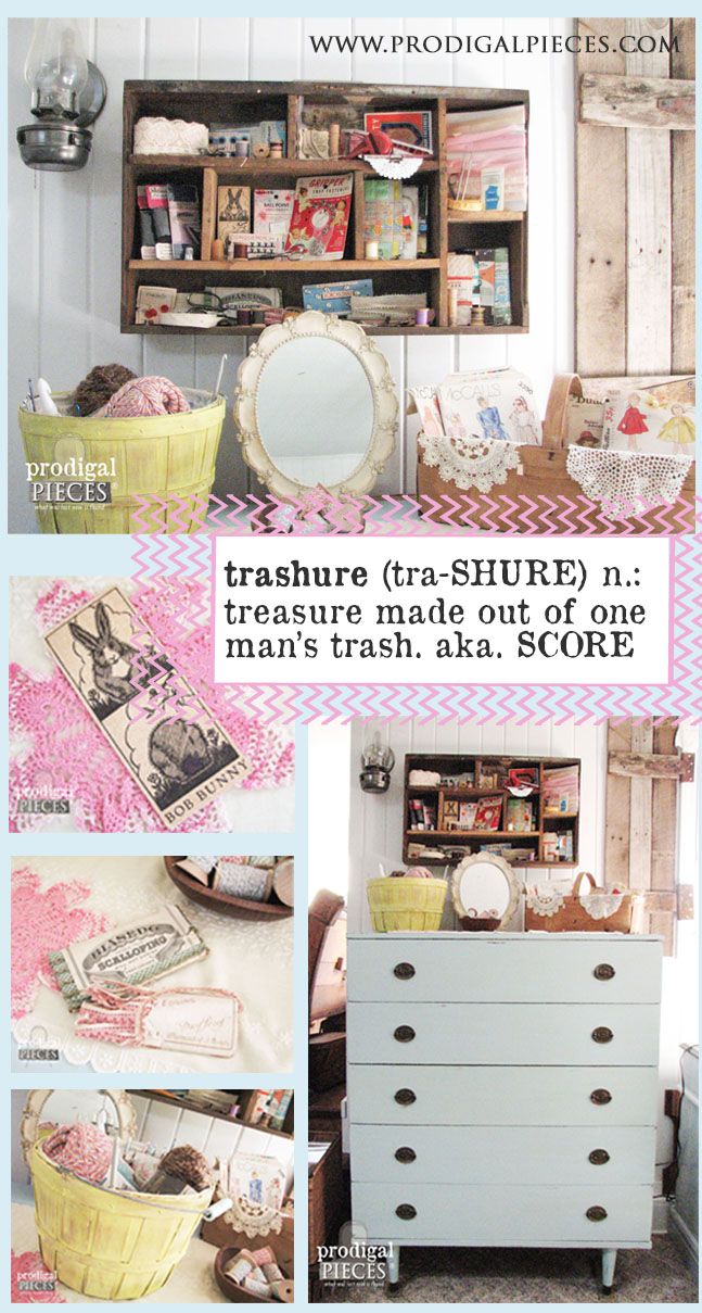 Trashure: Making Treasure Out of Trash by Prodigal Pieces | prodiaglpieces.com #prodigalpieces