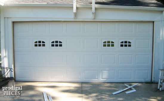 Faux Wood Garage Door Tutorial, Diy Wood Garage Door Panels