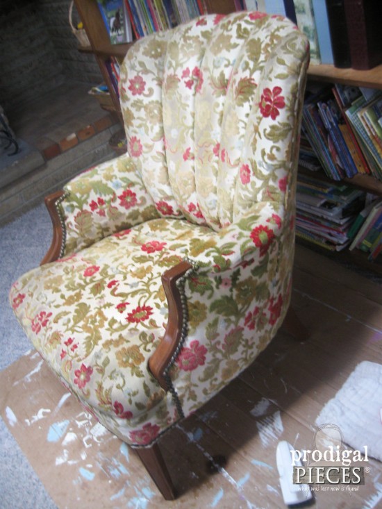 Garage Sale Chair Before | prodigalpieces.com