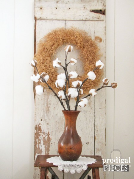 #8 of Top 10 of 2015 ~ DIY Farmhouse Cotton Branches by Prodigal Pieces | prodigalpieces.com #prodigalpieces
