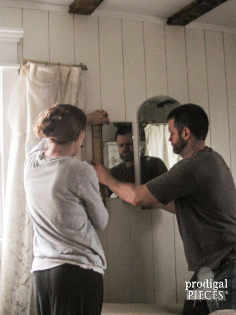 Hanging Bedroom Mirror | prodigalpieces.com