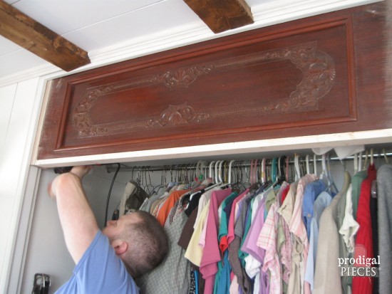 Adding Closet Transom | prodigalpieces.com