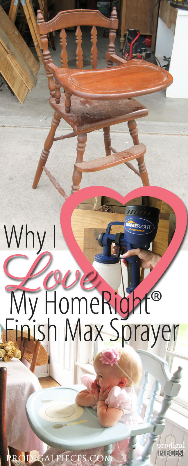 Why I Love My HomeRight Finish Max Paint Sprayer by Prodigal Pieces | www.prodigalpieces.com