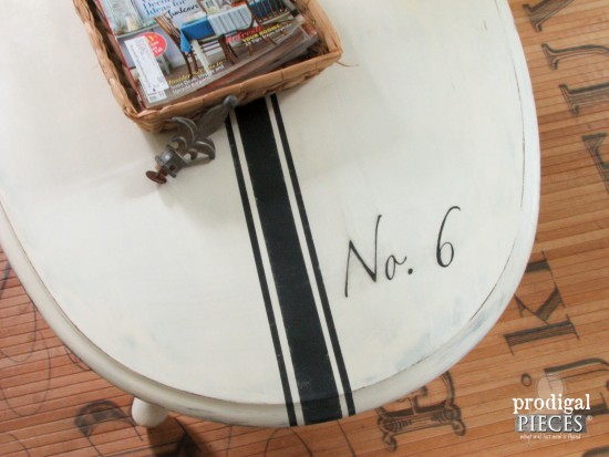 French Typography Table by Prodigal Pieces | prodigalpieces.com