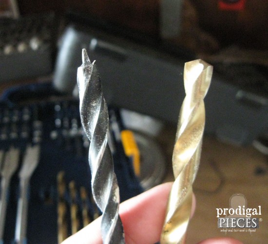 Two Different Style Drill Bits | prodigalpieces.com