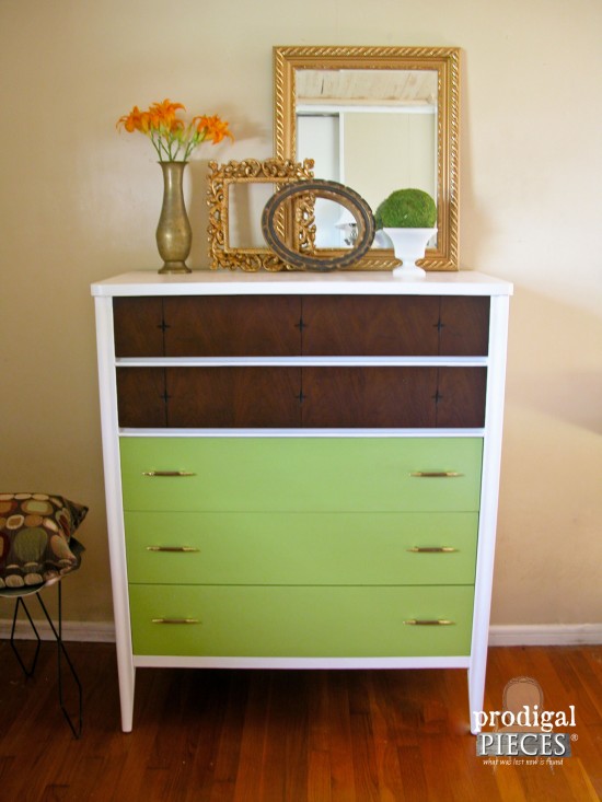 Updated Mid Century Modern Chest of Drawers | prodigalpieces.com