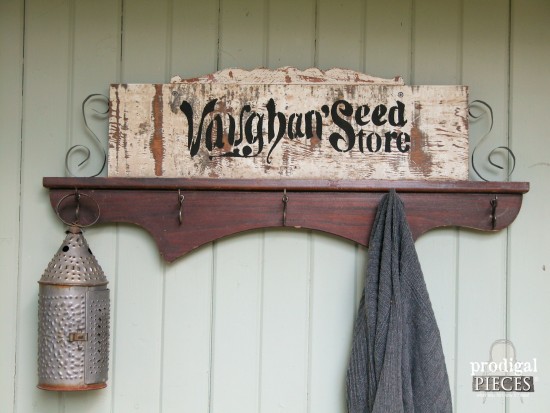 Stenciled Repurposed Barn Wood Sign by Larissa of Prodigal Pieces | prodigalpieces.com #prodigalpieces