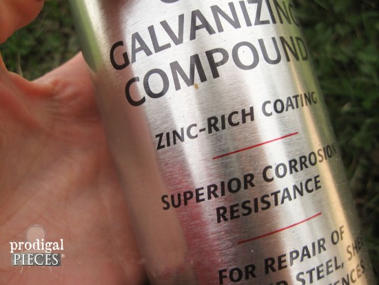 Galvanized Zinc in a Can | prodigalpieces.com 