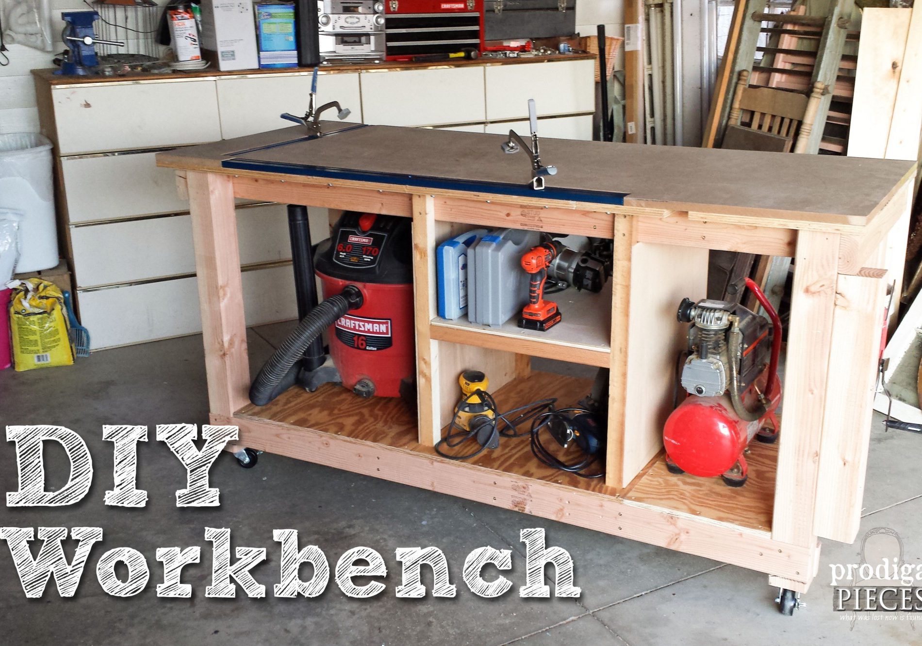 Build a DIY Workbench Assembly Table by Prodigal Pieces | www.prodigalpieces.com