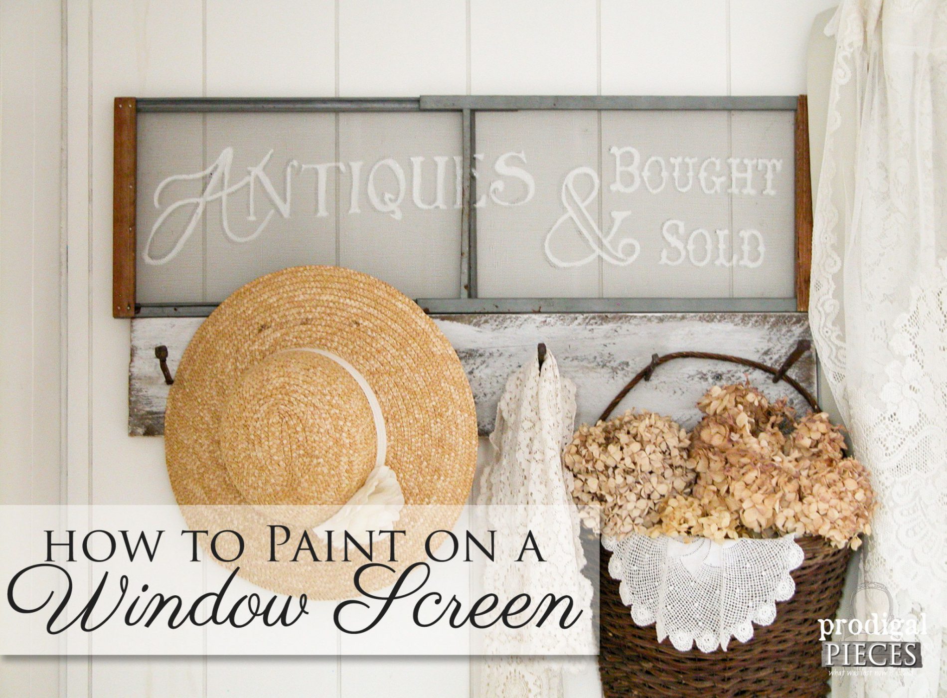 How to Paint on a Window Screen | Prodigal Pieces | www.prodigalpieces.com