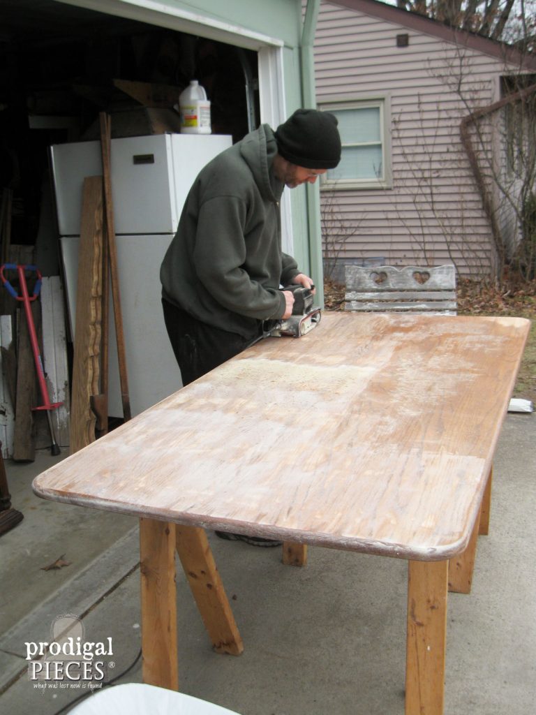 Whitewashed (or Limewashed) Wood Prodigal Pieces