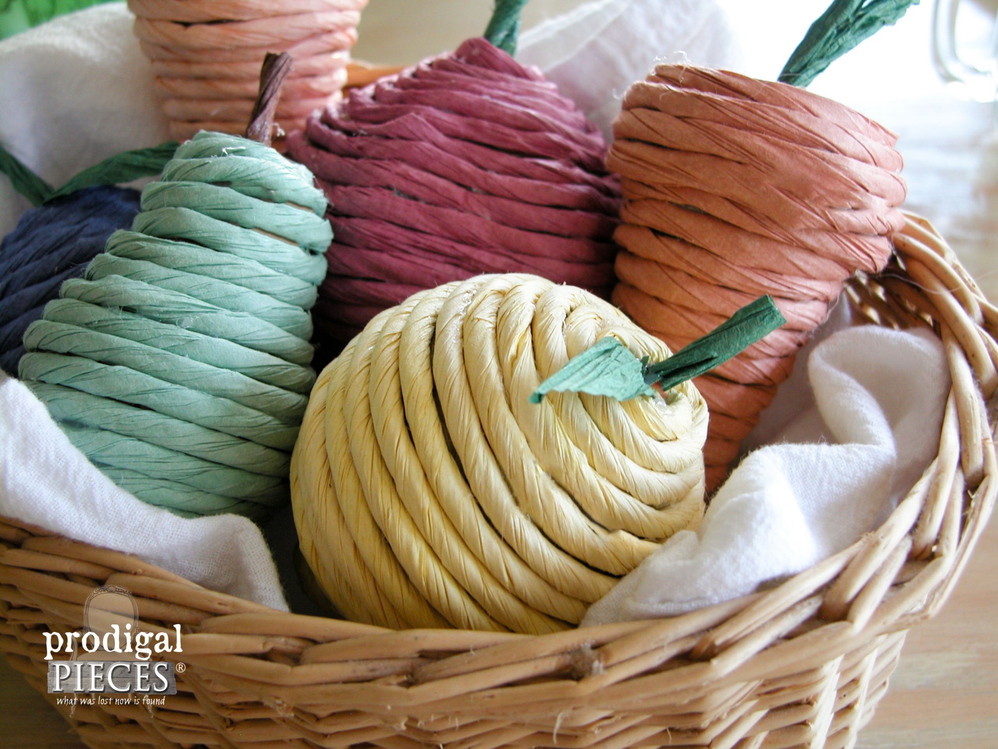 Basket of Natural Cat Toys with Tutorial by Prodigal Pieces | www.prodigalpieces.com