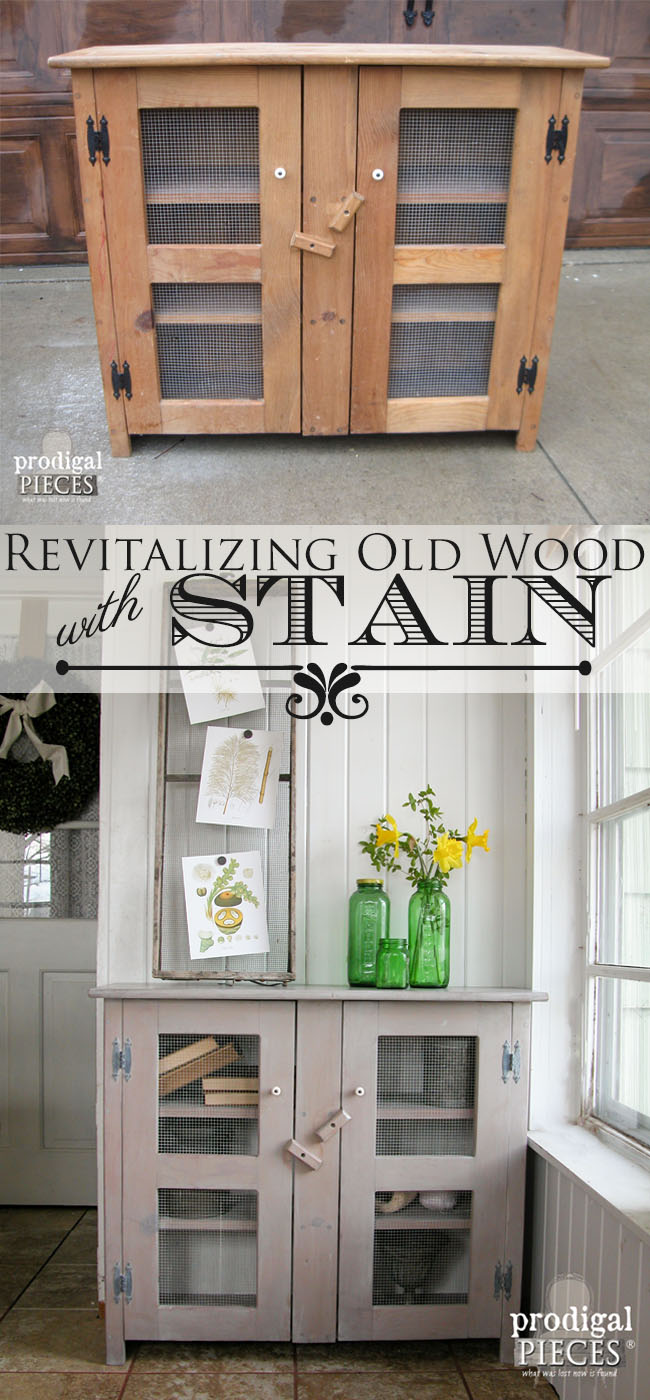 Revitalizing Old Wood with One Easy DIY Method - Stain by Prodigal Pieces | www.prodigalpieces.com