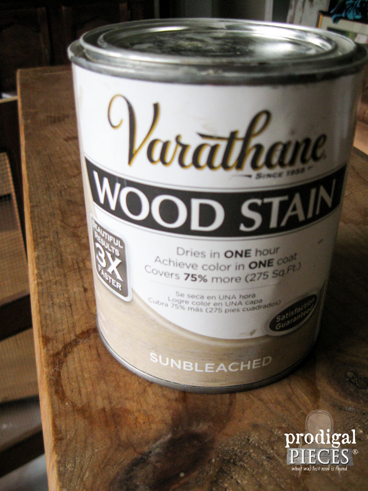 Sunbleached Stain by Varathane to Update Old Wood | Prodigal Pieces | www.prodigalpieces.com