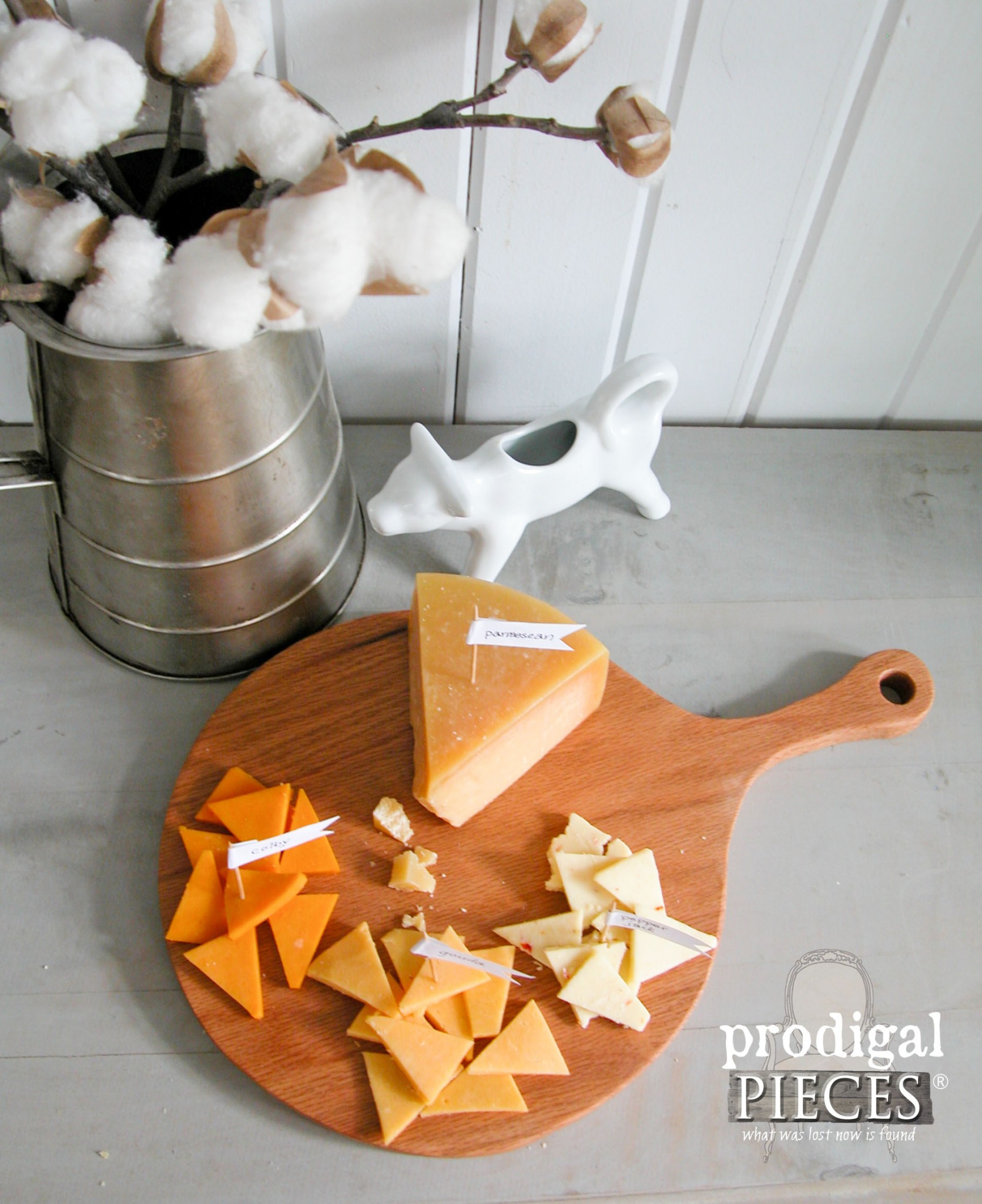 Make Your Own Farmhouse Cheese Board by Prodigal Pieces | www.prodigalpieces.com