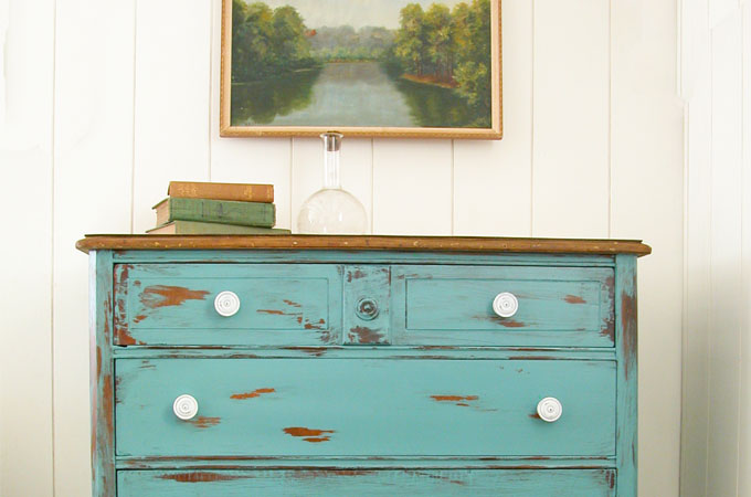 Featured Distressed Teal Chest by Prodigal Pieces | www.prodigalpieces.com