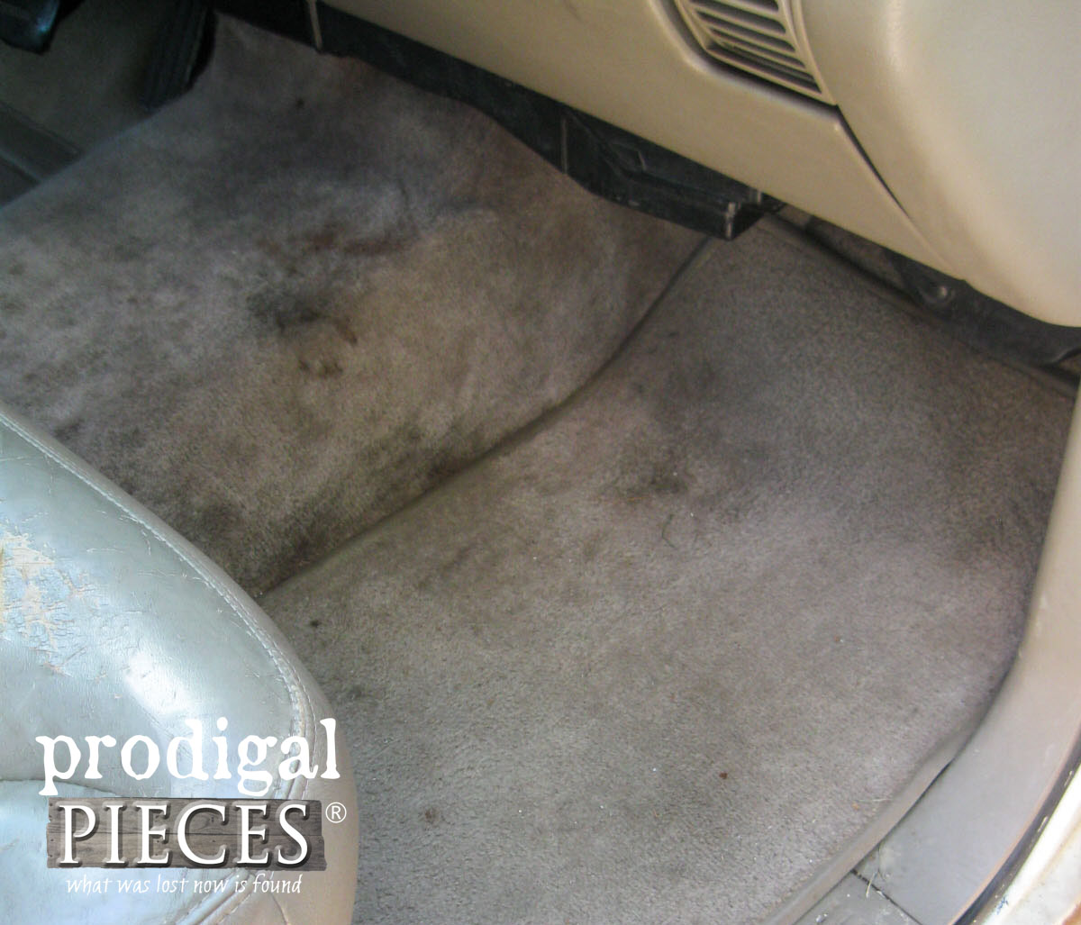 Before of Vehicle Carpet | Prodigal Pieces | prodigalpieces.com