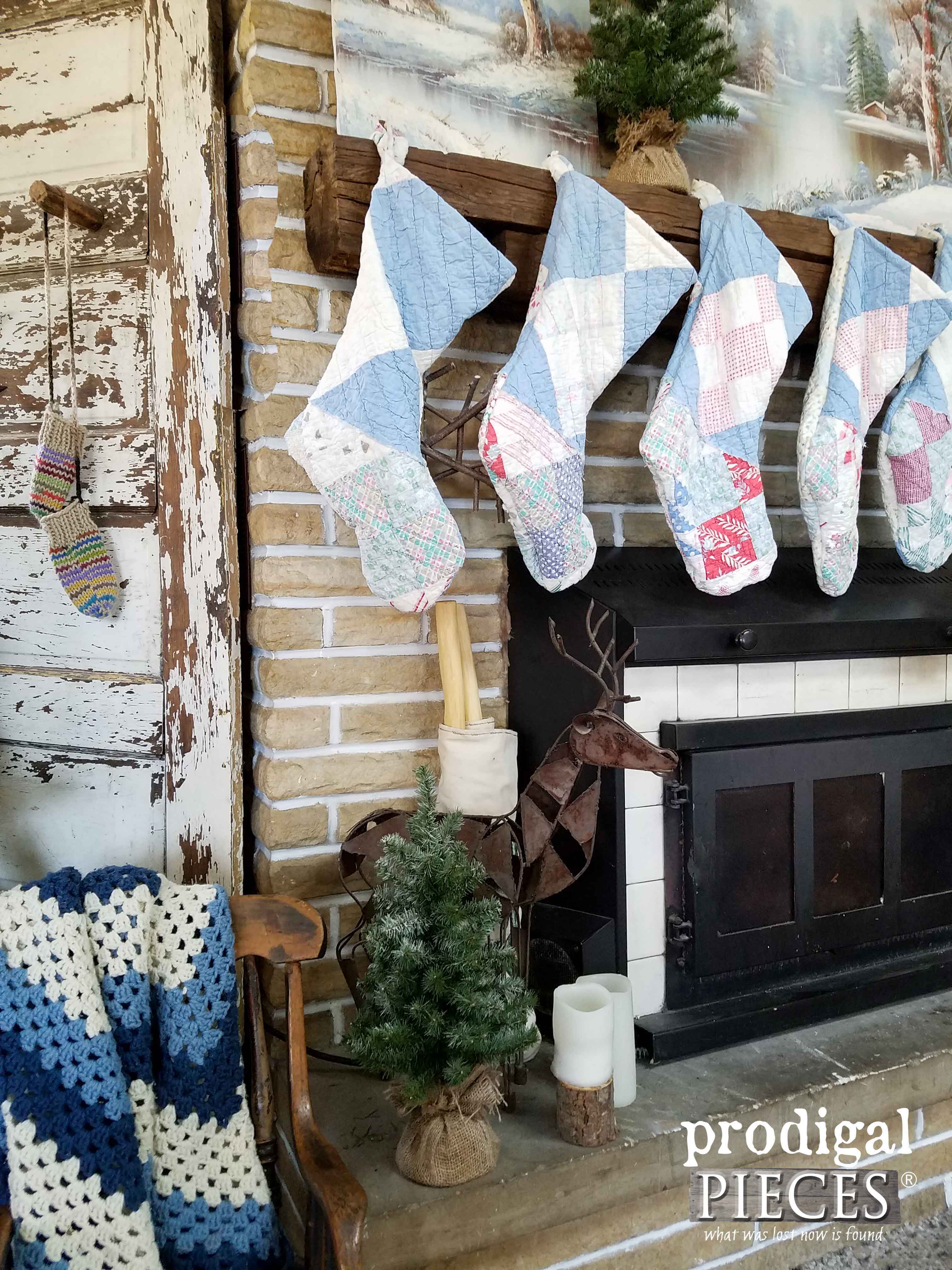 Rustic Farmhouse Style Christmas Decor by Prodigal Pieces | prodigalpieces.com