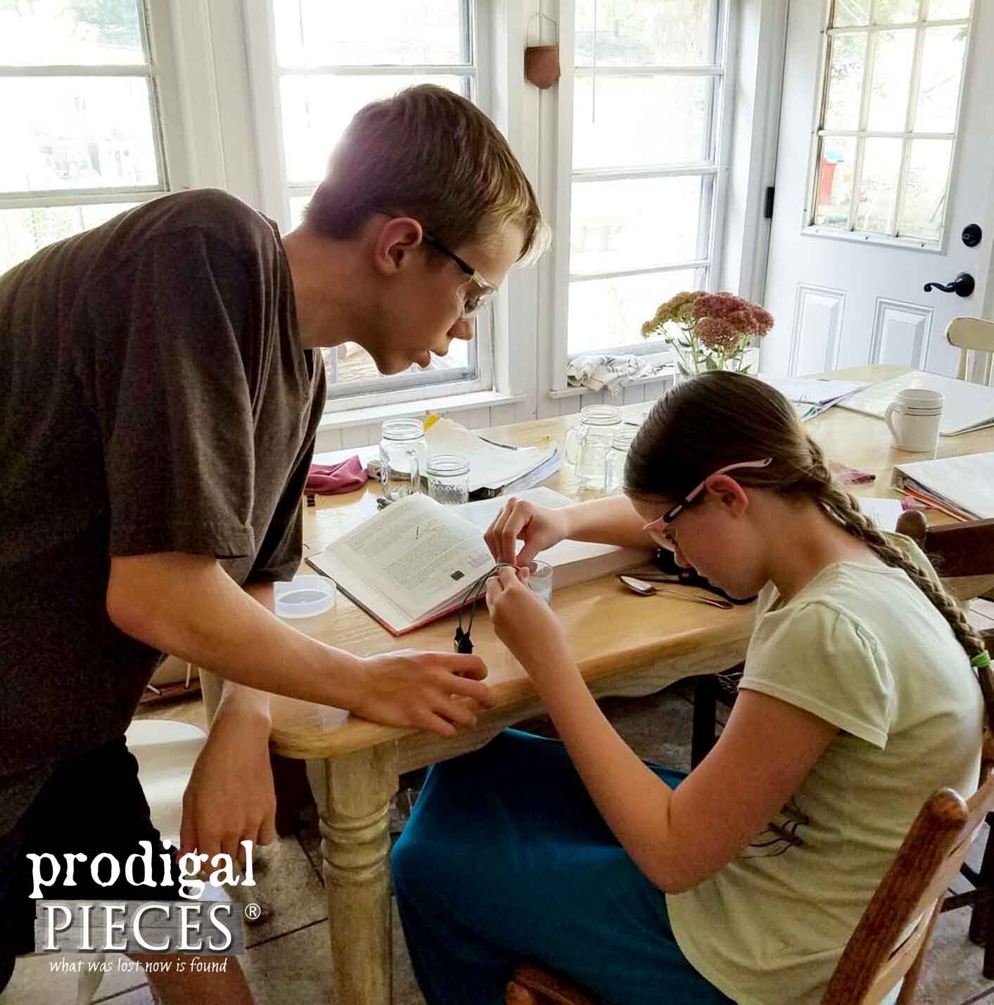 Homeschooling My Teenagers while Running a Business and Blog from Home | Prodigal Pieces | www.prodigalpieces.com