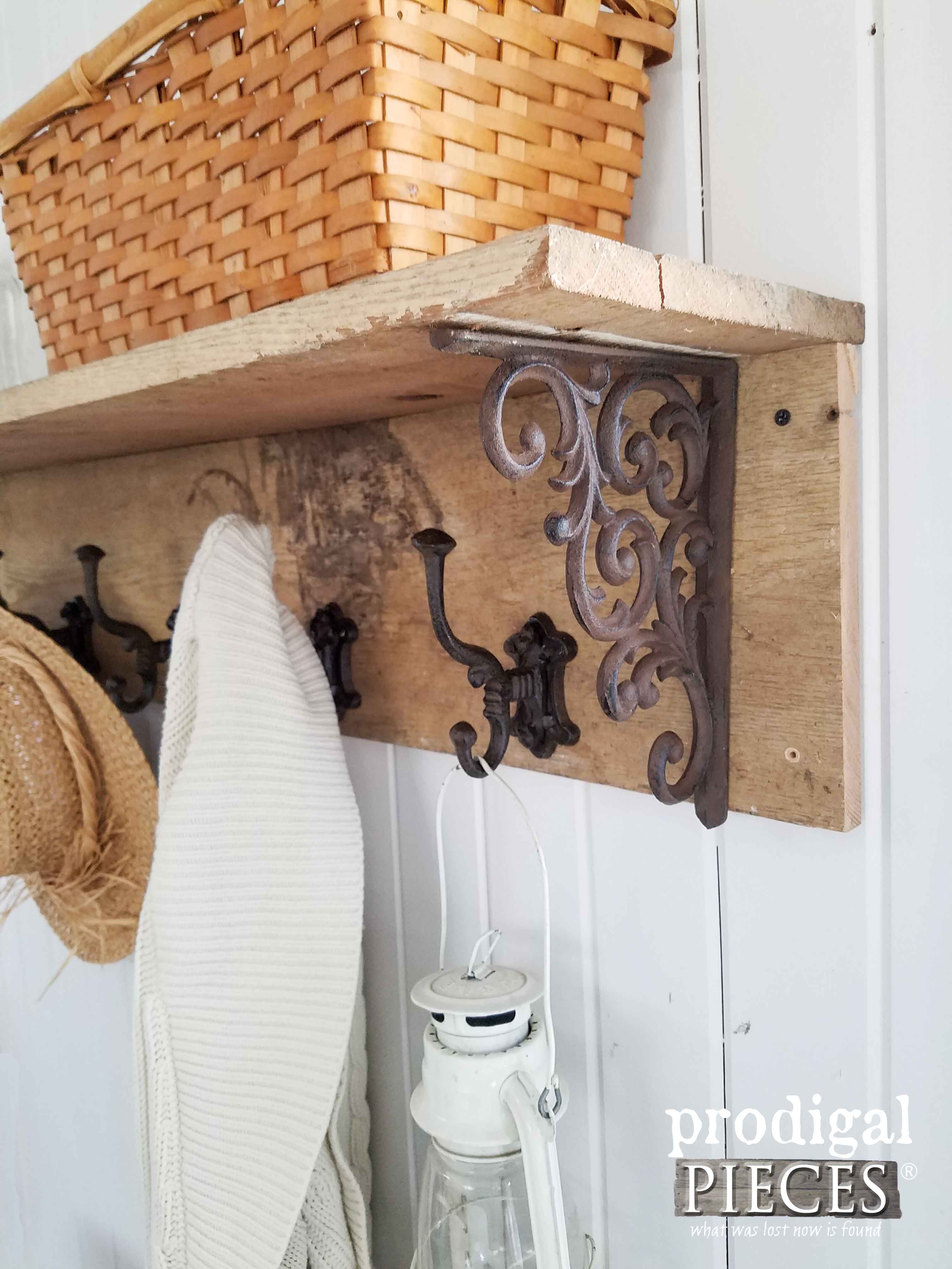 Country Farmhouse Style Coat Rack Tutorial by Prodigal Pieces | www.prodigalpieces.com