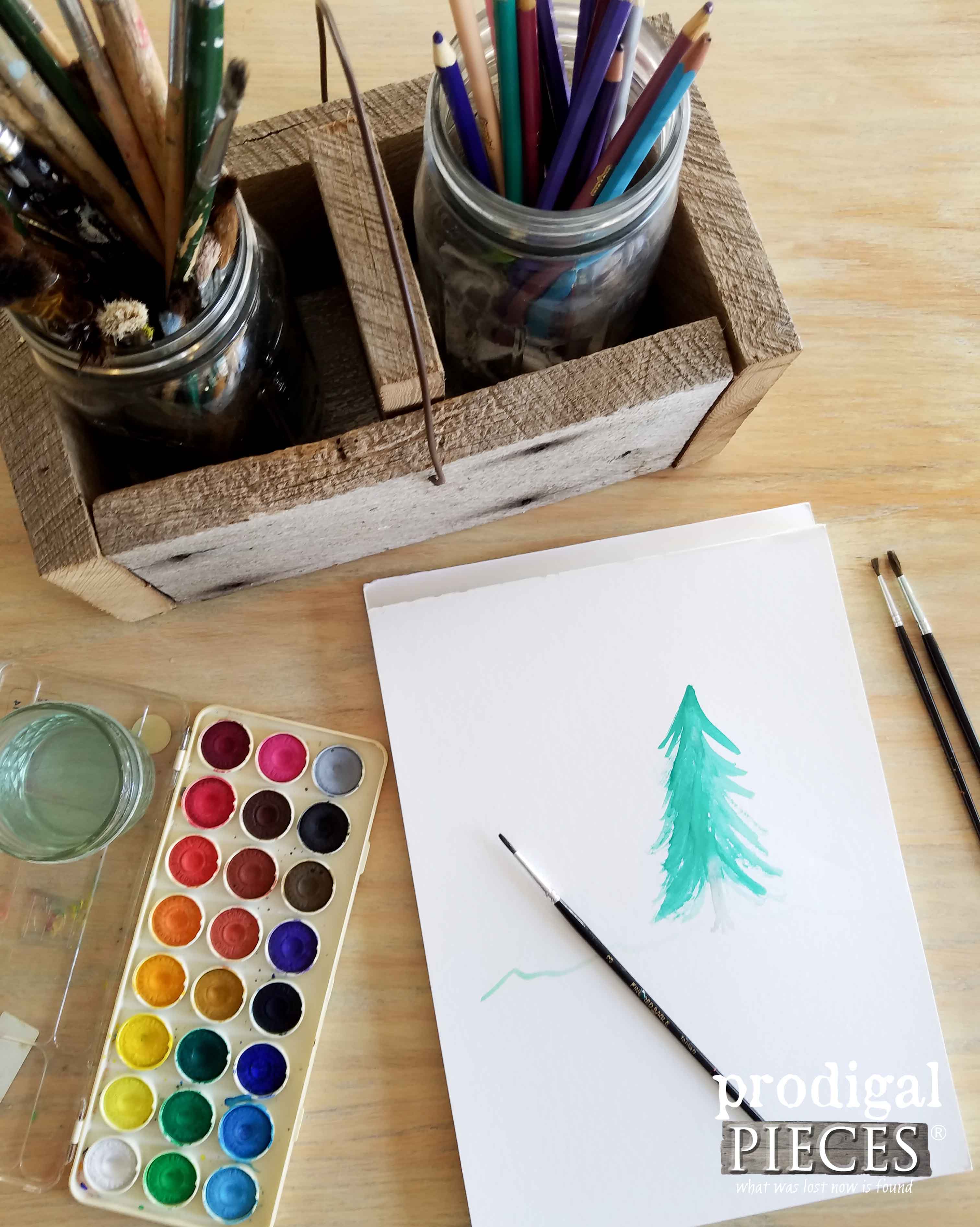 Build an Art Supply Caddy with this Tutorial by Prodigal Pieces | www.prodigalpieces.com