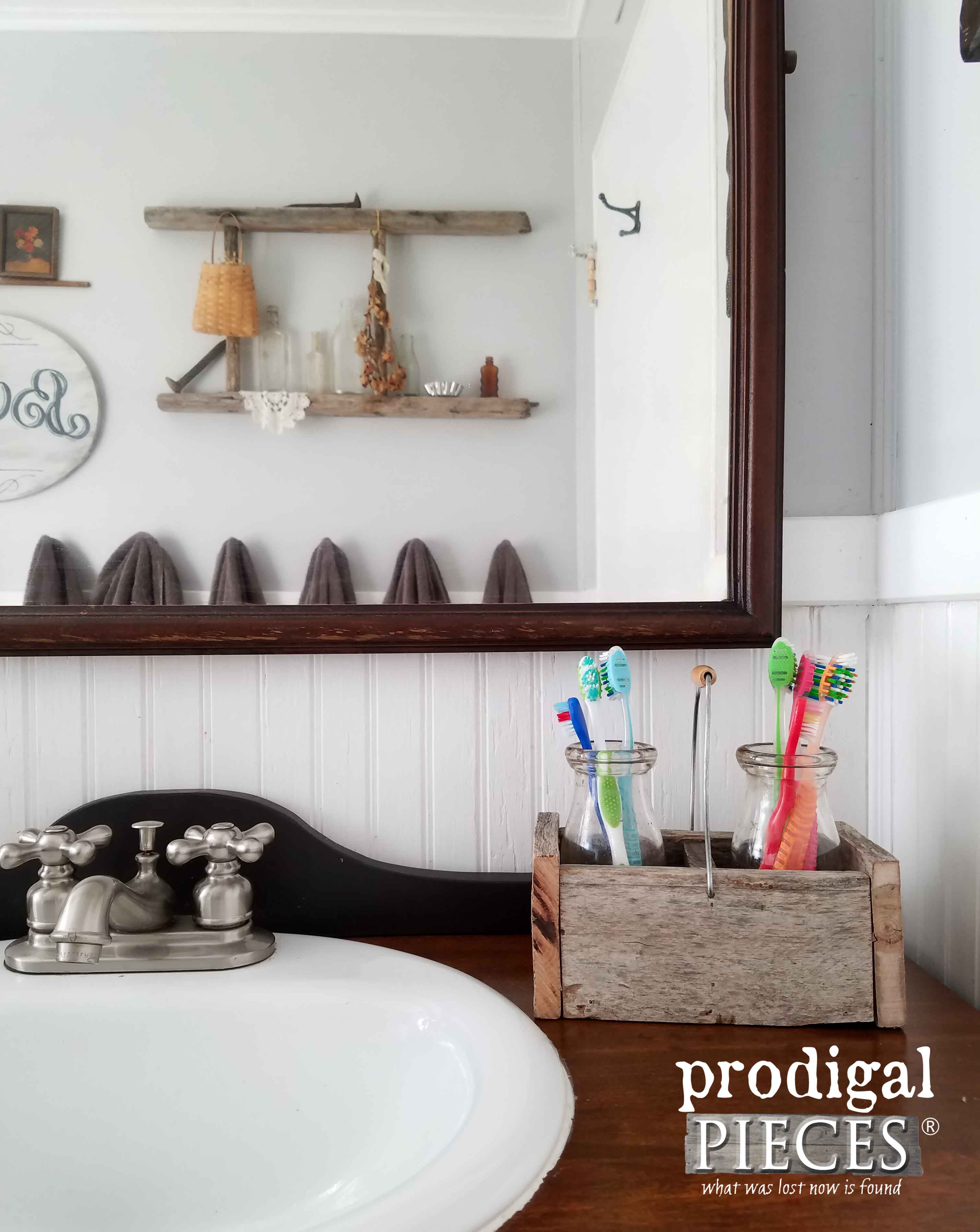 DIY Bathroom Caddy with Tutorial by Prodigal Pieces | prodigalpieces.com
