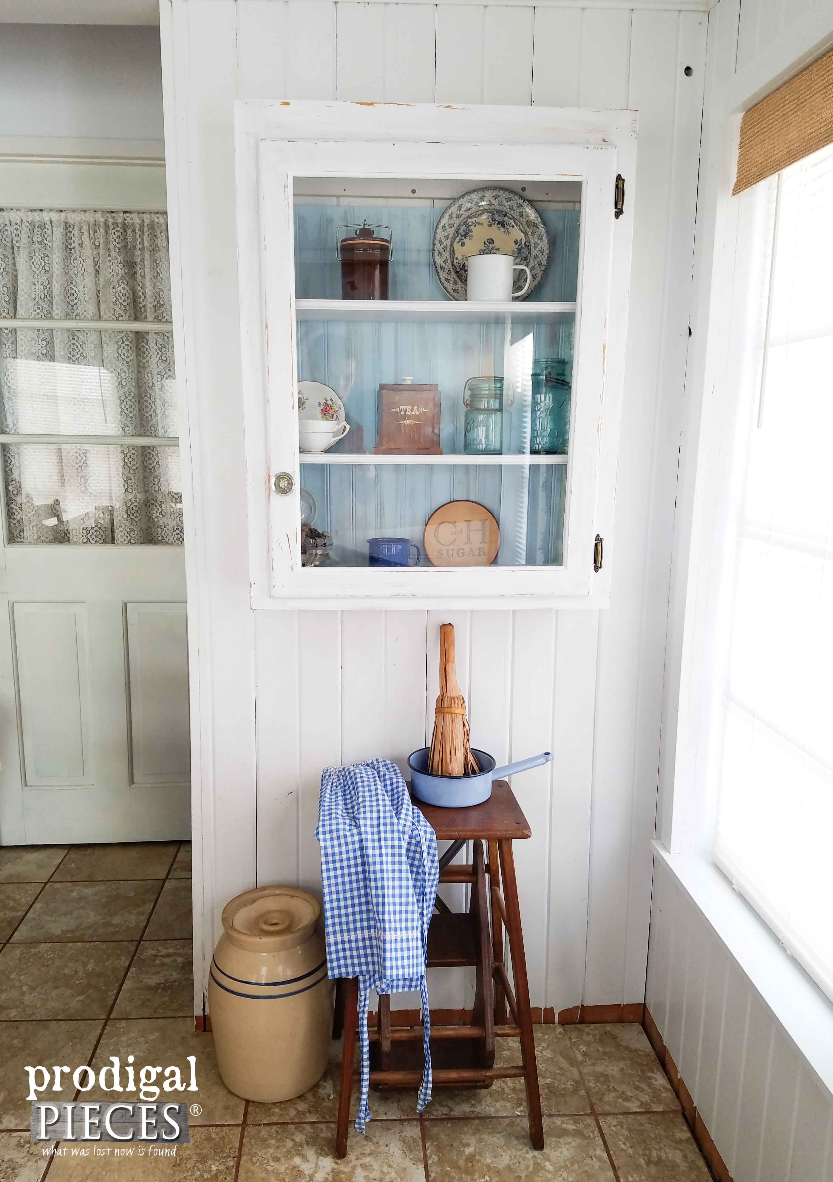 Rustic Farmhouse Cupboard Makeover by Prodigal Pieces | www.prodigalpieces.com