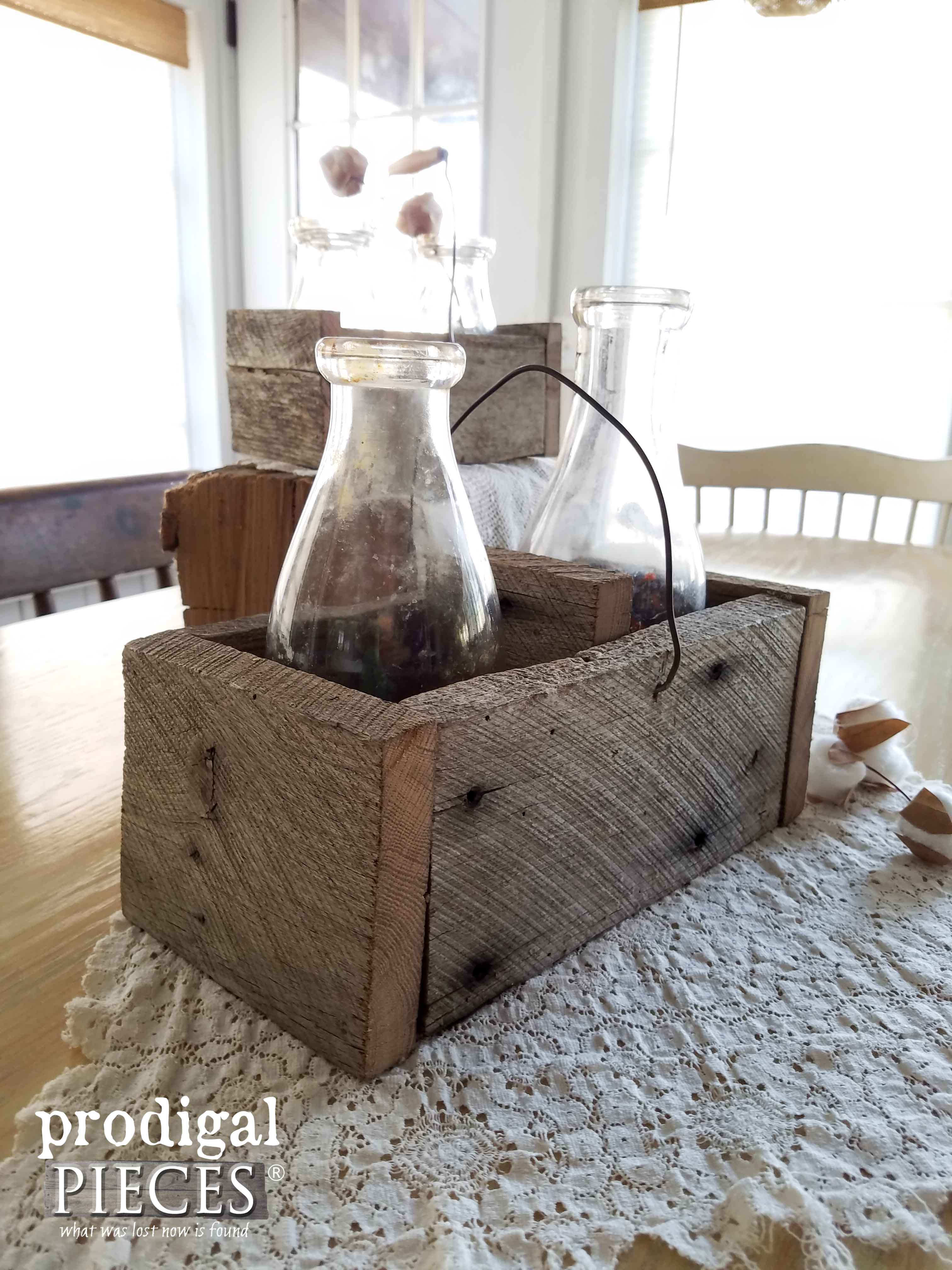 Reclaimed Wooden Caddy Tutorial for any use in your home | Prodigal Pieces | www.prodigalpieces.com