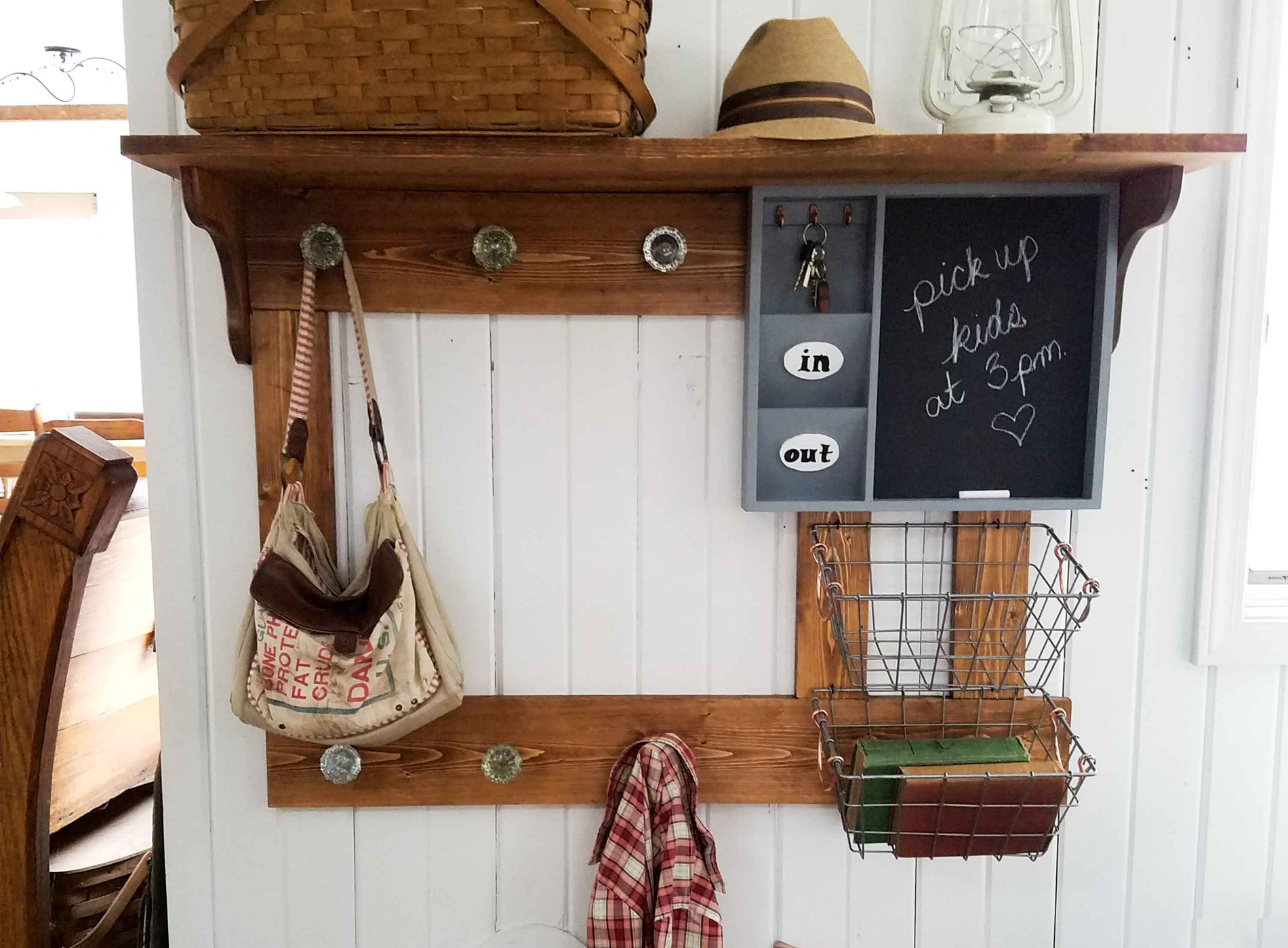 Featured DIY Entry Storage by Prodigal Pieces | prodigalpieces.com